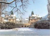 Der Sprudelhof in Bad Nauheim im Winter